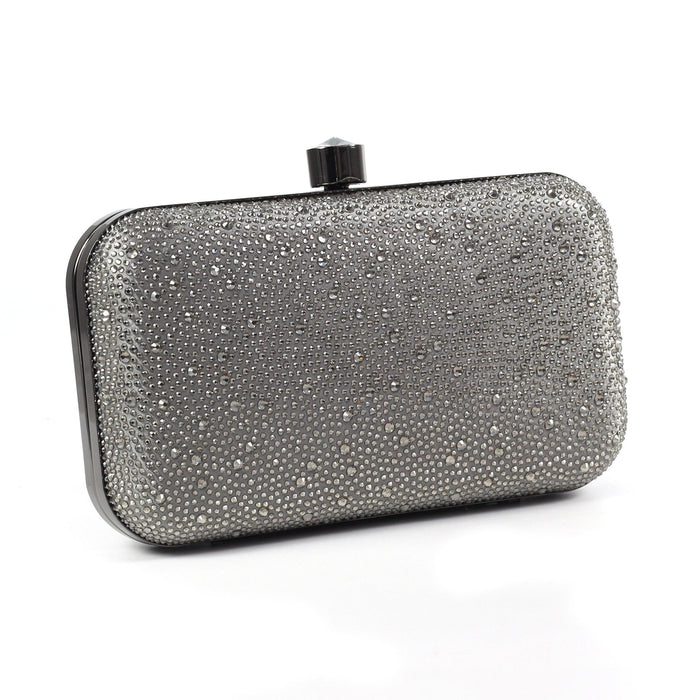 Catalina Dark Grey Clutch Bag