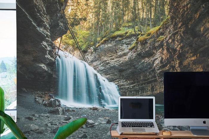 Cave Falls Wall Mural-Wall Mural-Eazywallz