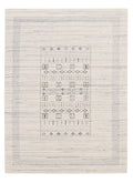 Center Pattern Natural Hand Loomed Wool Area Rug - The Rug Decor