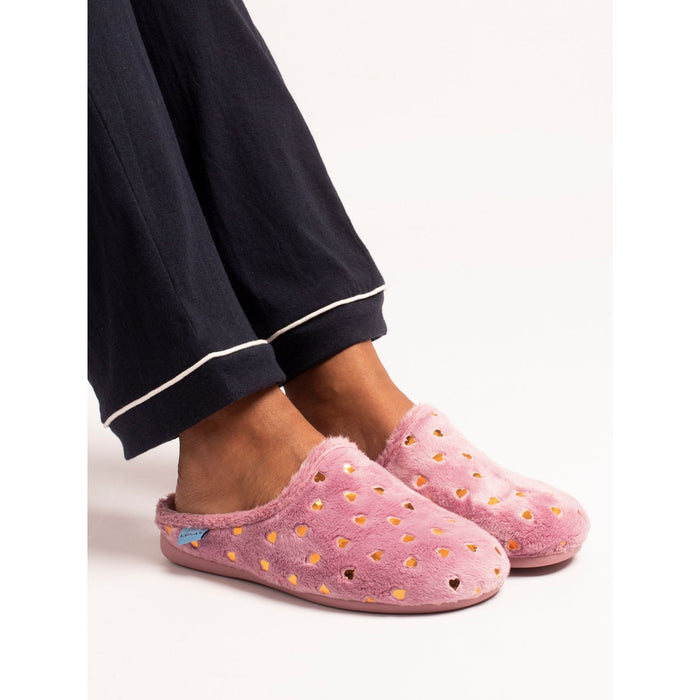 Cerys Pink Mule Slipper