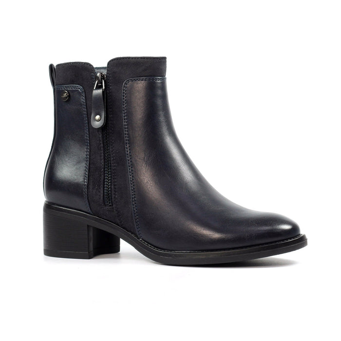 Chambers Navy Ankle Boot