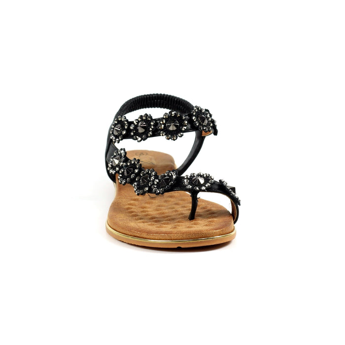Charlotte II Black Sandal