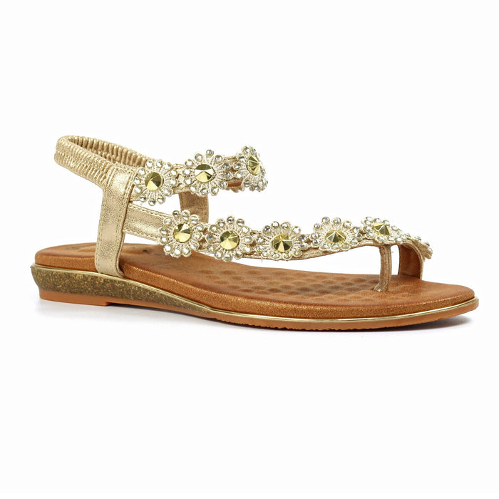 Charlotte II Gold Sandal