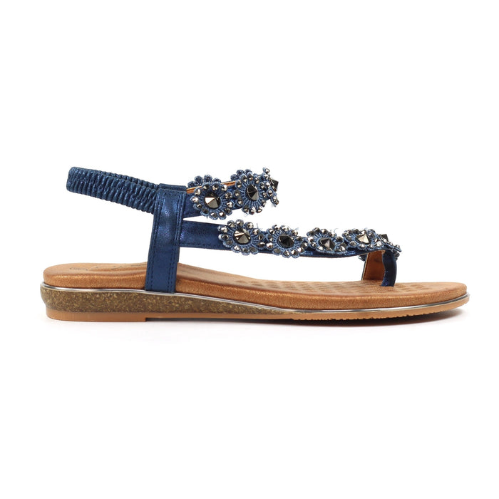 Charlotte II Navy Sandal