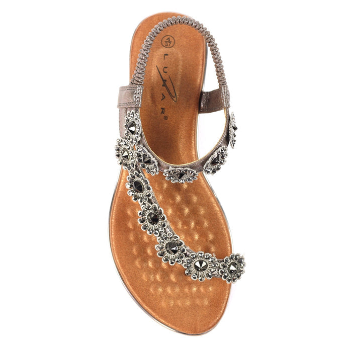 Charlotte II Pewter Sandal