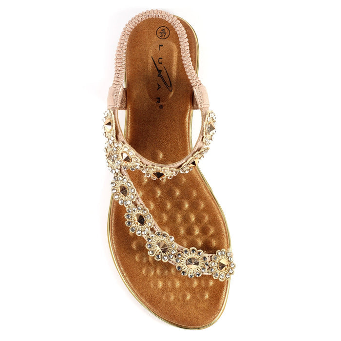 Charlotte II Rose Gold Sandal