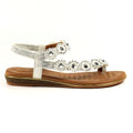 Charlotte II Silver Sandal