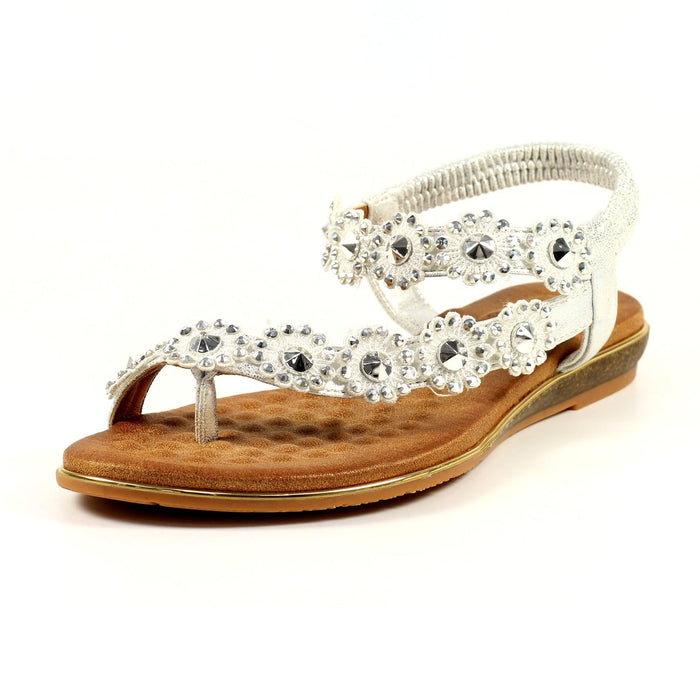 Charlotte II Silver Sandal