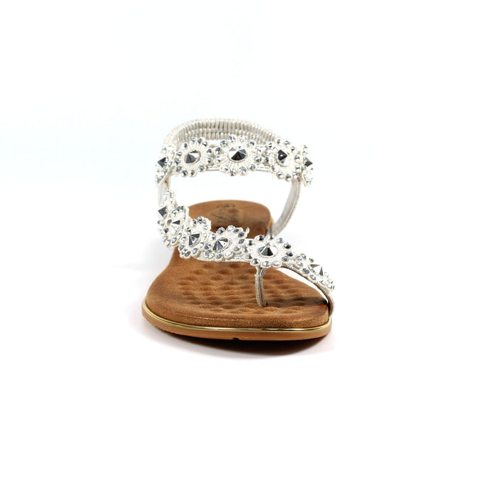Charlotte II Silver Sandal