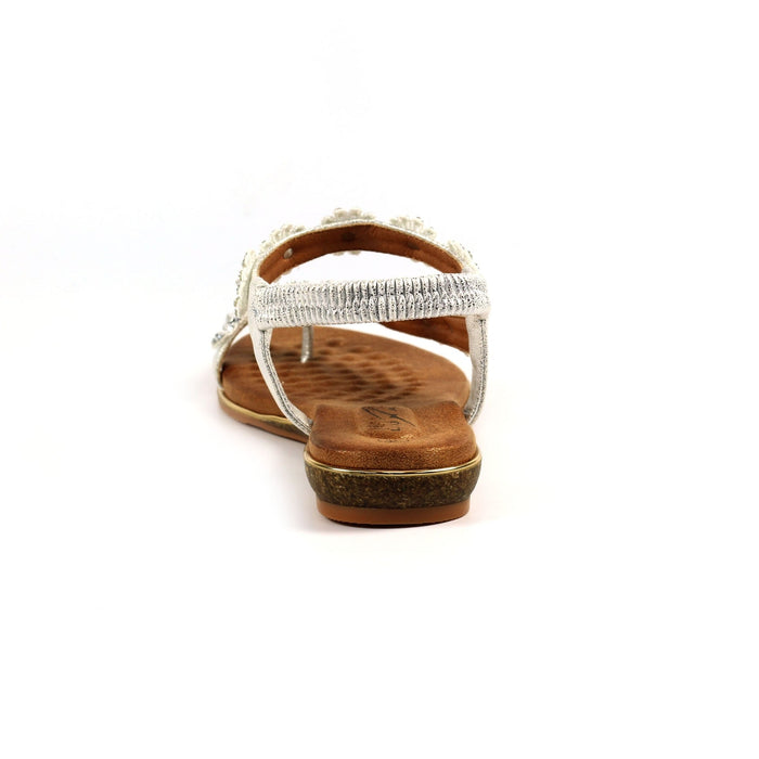 Charlotte II Silver Sandal