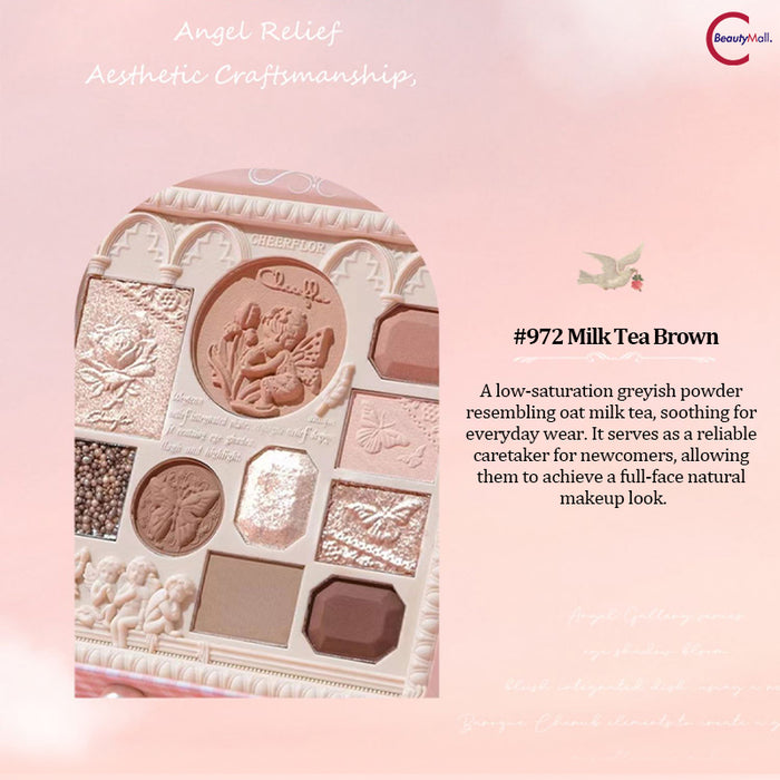 CHEERFLOR Angel Embossed Eyeshadow Palette shade 975