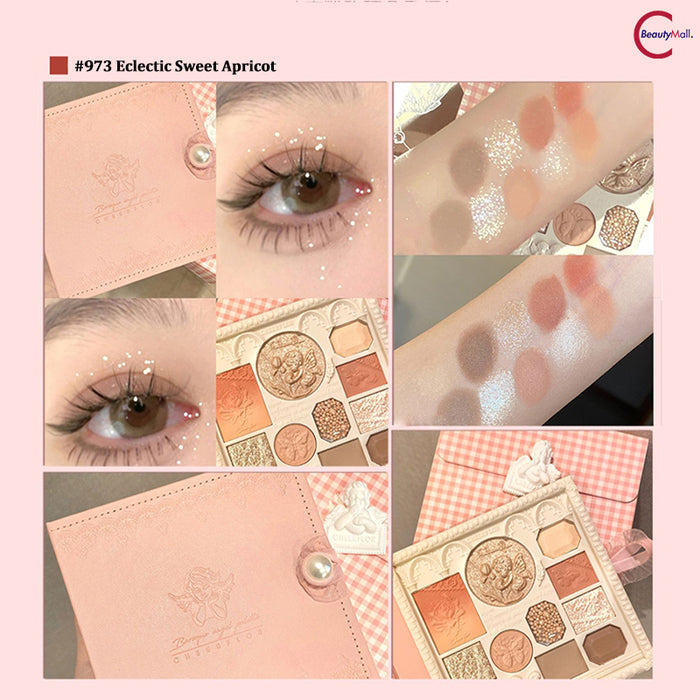 CHEERFLOR Angel Embossed Eyeshadow Palette shade 972