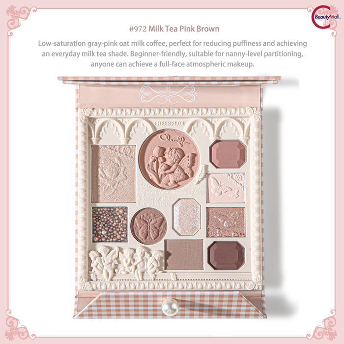 CHEERFLOR Angel Embossed Eyeshadow Palette shade 972