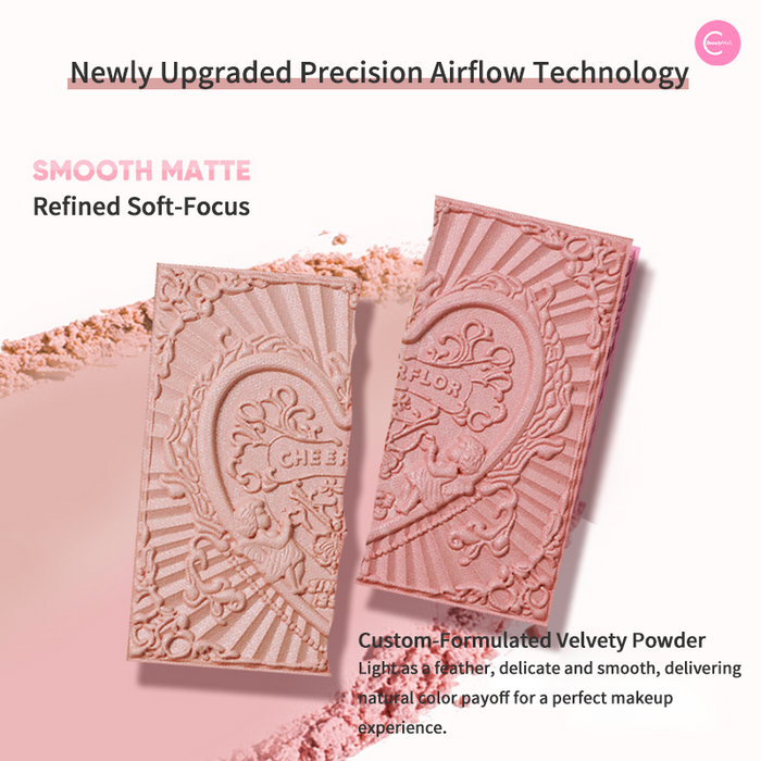 CHEERFLOR Angel Frame Dual-Tone Blush Palette shade #CFR957