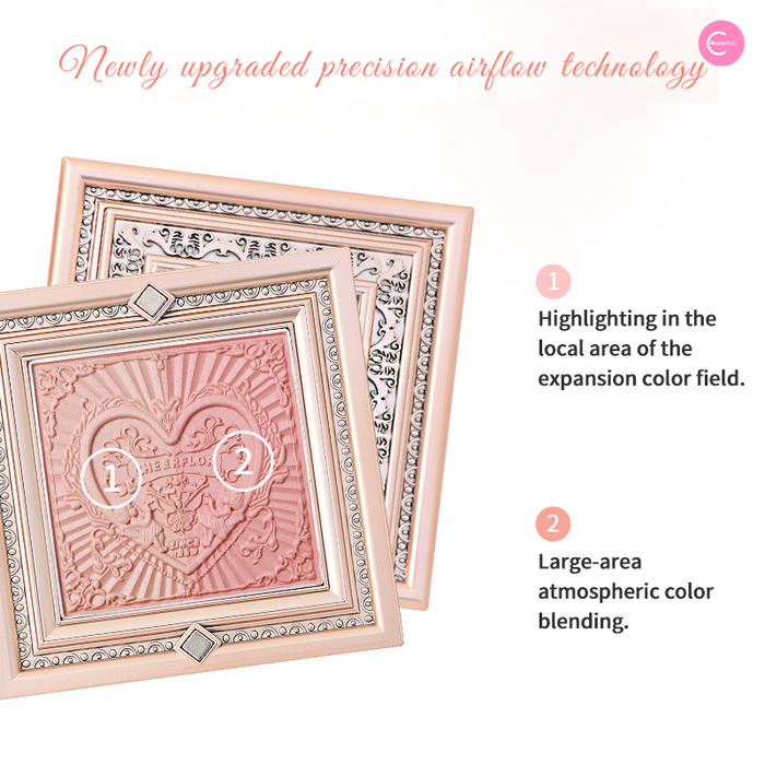 CHEERFLOR Angel Frame Dual-Tone Blush Palette shade #CFR957