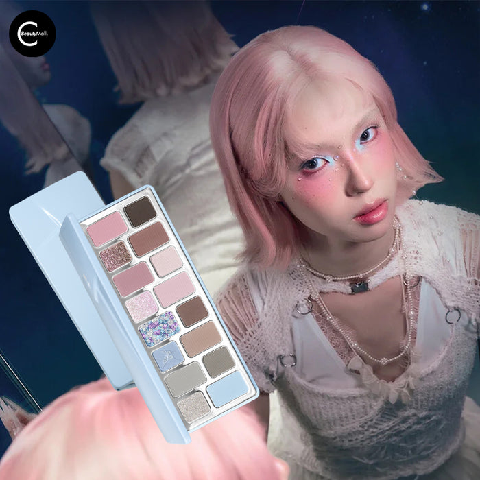 CHEERYEP (QIANYAN) 16-Color Natural Star Eye Shadow Palette - 16#Dreamcatcher detail