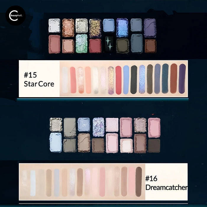 CHEERYEP (QIANYAN) 16-Color Natural Star Eye Shadow Palette - 16#Dreamcatcher detail