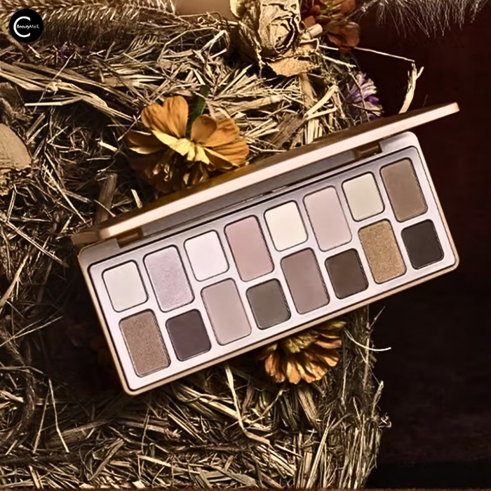 CHEERYEP (QIANYAN) 16-Color Natural Star Eye Shadow Palette - 17#Nude Heart detail