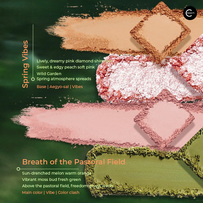 CHEERYEP (QIANYAN) 16-Color Natural Star Eye Shadow Palette - 19#Prelude detail