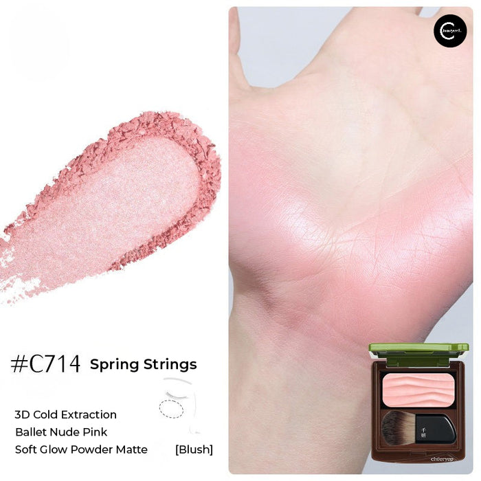 CHEERYEP (QIANYAN) Freeze-Dried Powder Blush-#C714 & #C715 detail