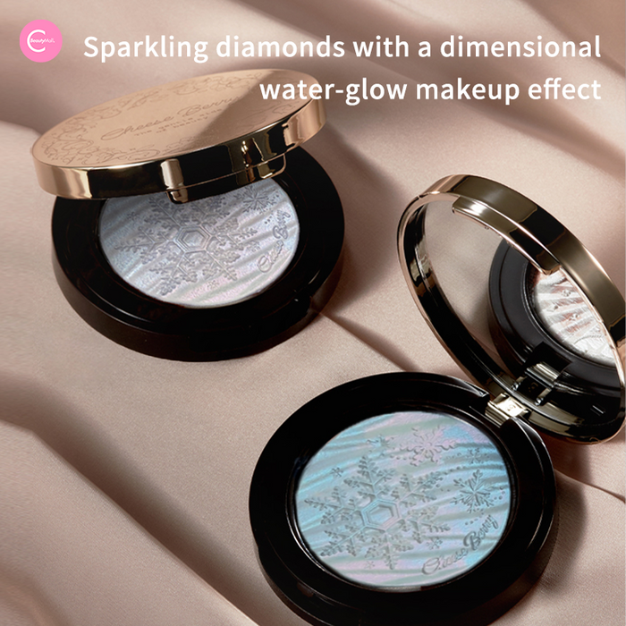CheeseBerry Baked Highlighter - #8 Iridescent Blue-Pink Blend style #8 Iridescent Blue-Pink Blend