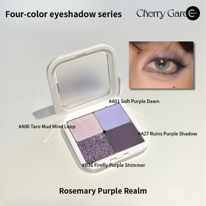 Cherry Garden 4-Color Eyeshadow Palette style #04