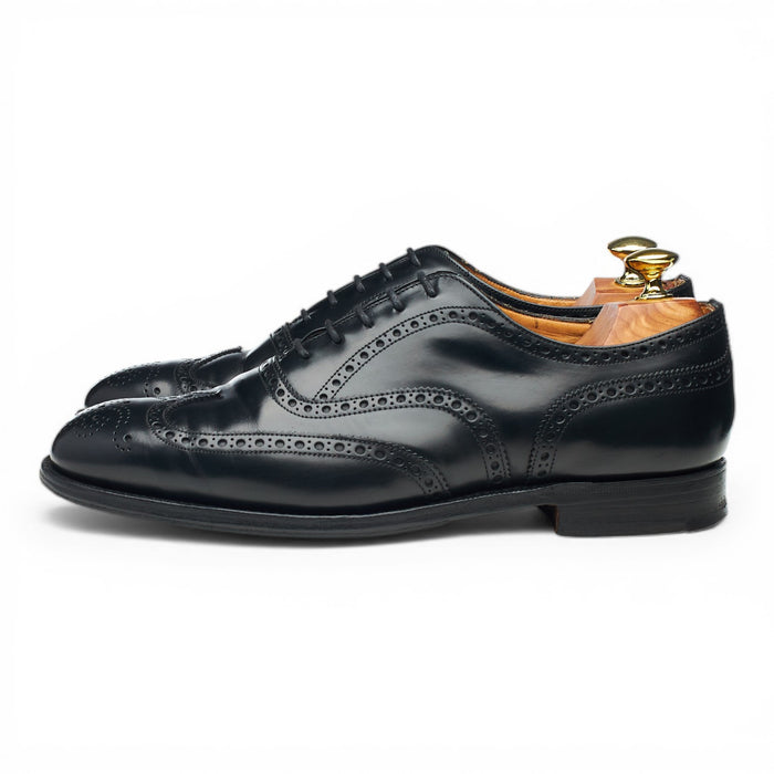 'Chetwynd' Black Leather Oxford Brogues UK 7.5 G