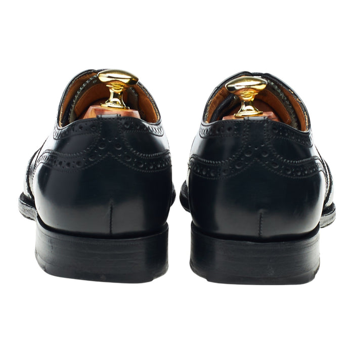 'Chetwynd' Black Leather Oxford Brogues UK 7.5 G