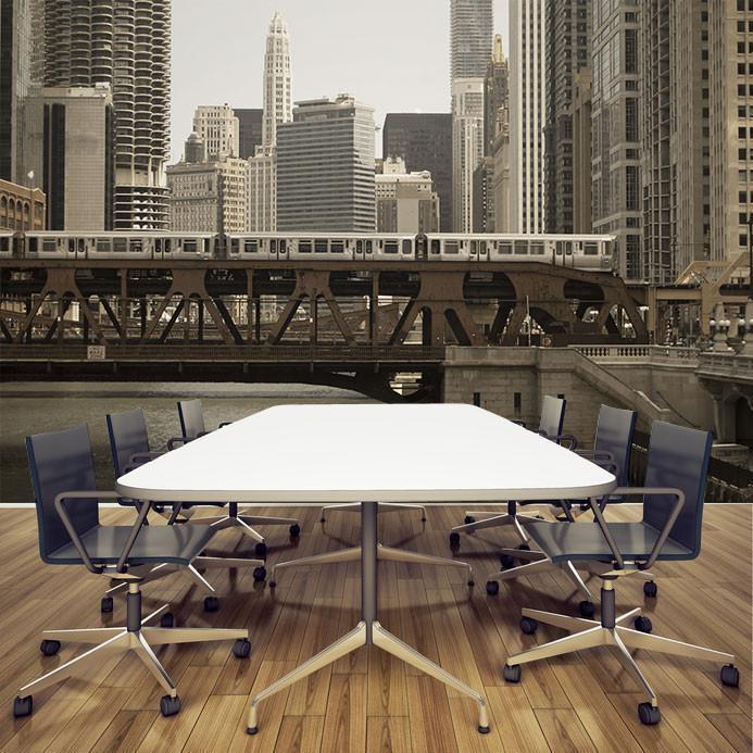 Chicago Riverwalk Wall Mural-Wall Mural-Eazywallz