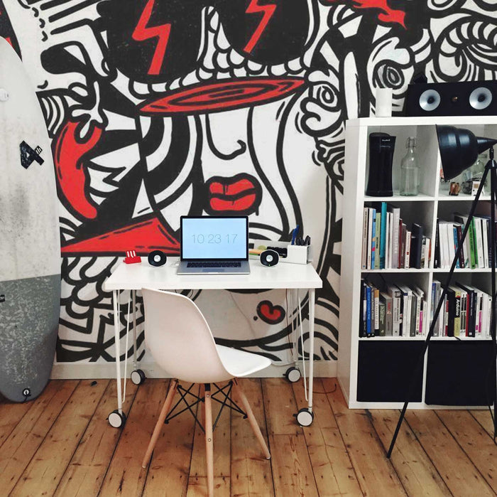 Chill Graffiti Art Wall Mural-Wall Mural-Eazywallz