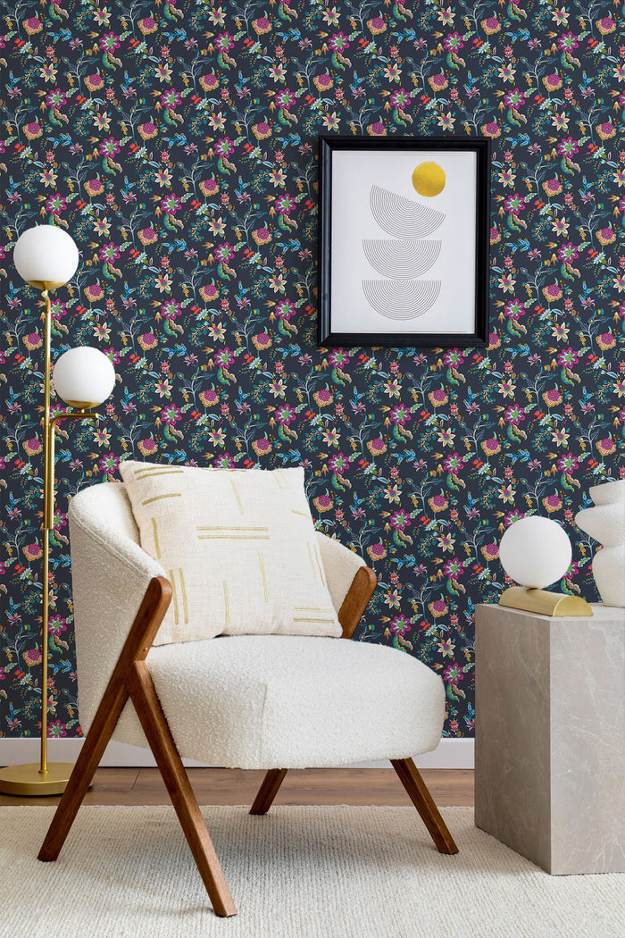 Chintz / Blue Grey