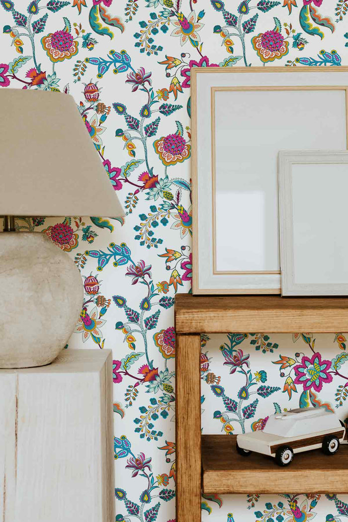 Chintz / White