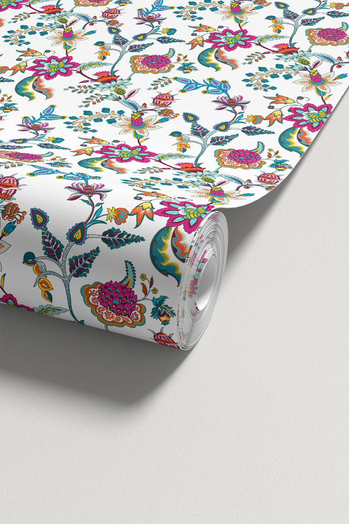 Chintz / White