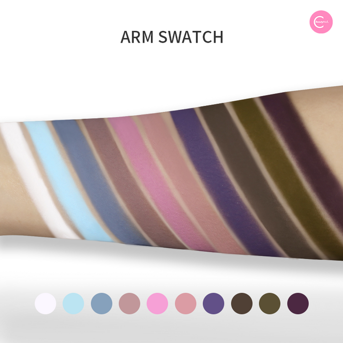 CHOIZ BEAUTY Cold Butterfly 10-Color Matte Eyeshadow Palette detail