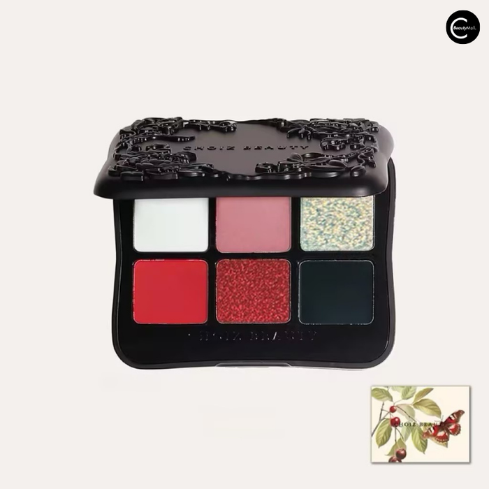 CHOIZ BEAUTY Insect Series 6-Color Eyeshadow Palette Flying Moth Palette – 7.2g [with Color-Shift]