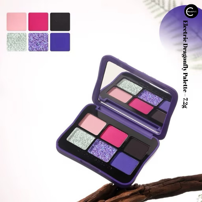CHOIZ BEAUTY Insect Series 6-Color Eyeshadow Palette Dragonfly Palette – 7.2g [with Color-Shift]