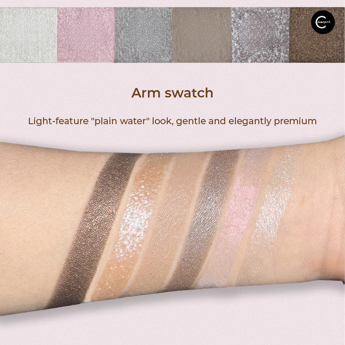CHOIZ BEAUTY Jewel Collection Liquid Powder Eyeshadow Palette All-in Set swatch