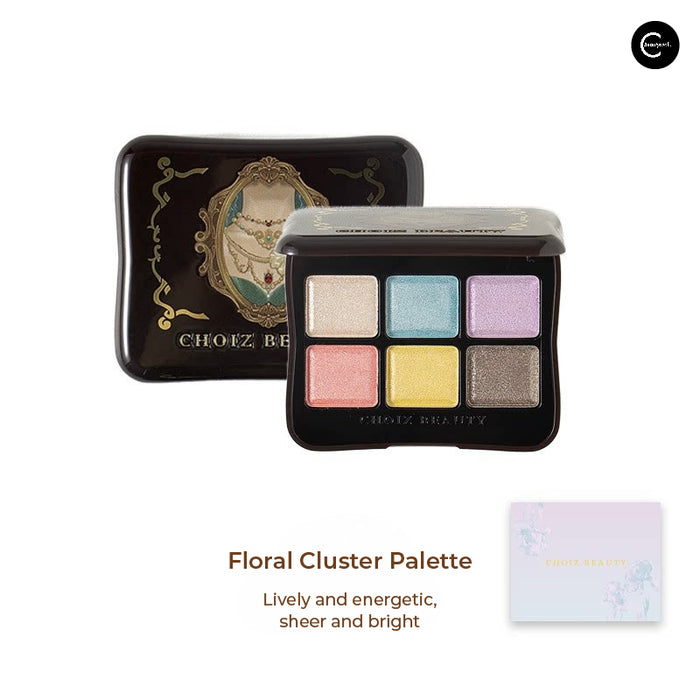 CHOIZ BEAUTY Jewel Collection Liquid Powder Eyeshadow Palette detail