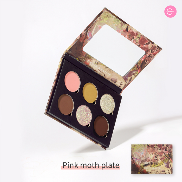 CHOIZ BEAUTY Magnetic & Refillable 6-Color Eyeshadow Palette - #Moth Pink detail