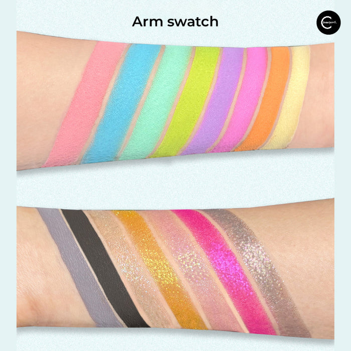 CHOIZ BEAUTY Porcelain Pond 15-Color Eyeshadow Palette swatch