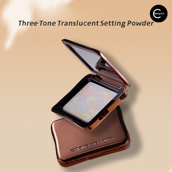 CHOIZ BEAUTY Tri-Color Translucent Finishing Powder detail