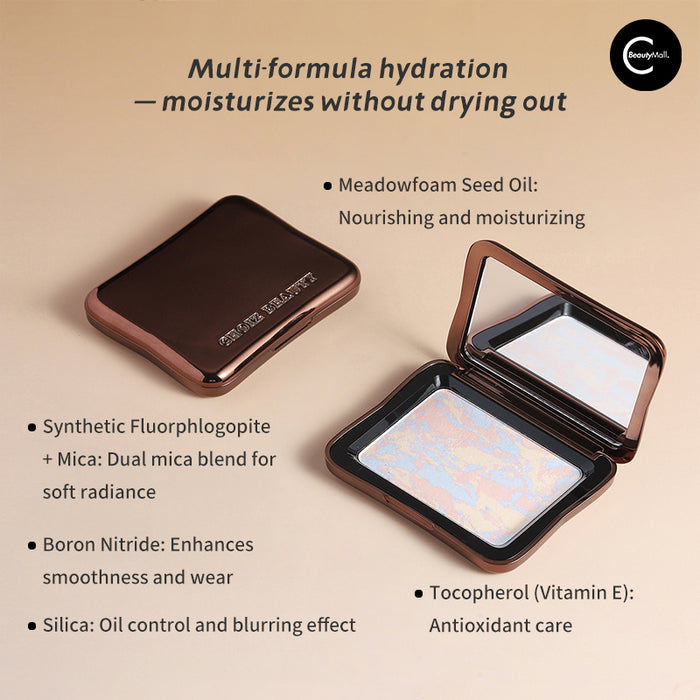 CHOIZ BEAUTY Tri-Color Translucent Finishing Powder detail