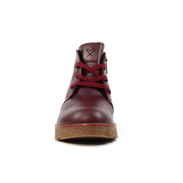 Claire III Burgundy Leather Boot