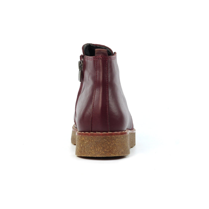Claire III Burgundy Leather Boot