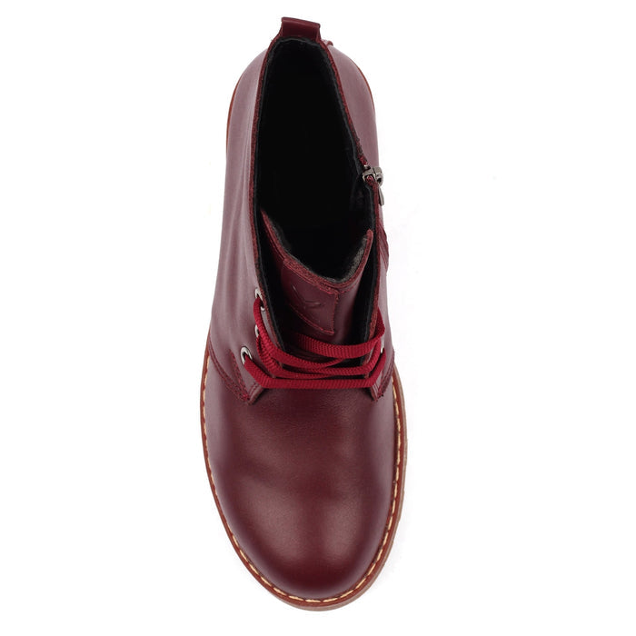 Claire III Burgundy Leather Boot