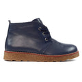 Claire III Navy Leather Boot