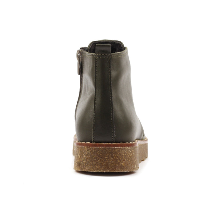 Claire III Olive Leather Boot