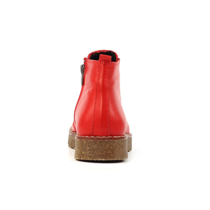 Claire III Red Leather Boot