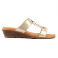 Claudia Gold Sandal