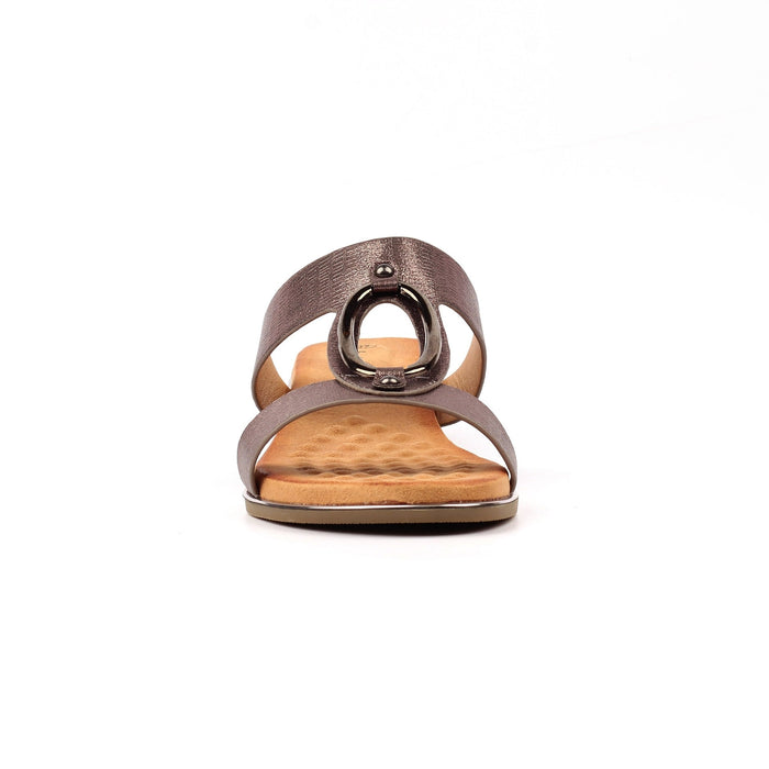 Claudia Pewter Sandal